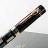 Pens Jinhao 650 عالي الجودة النافورة الفاخرة القلم شل القلم 1.0 مم Nib Blue Writing Gift Caneta Tinteiro