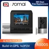 CAR DVRS A500S Dash Cam Plus 1944p Wbudowany samochód DVR 70MAI Współrzędne prędkości GPS ADAS 24H Monitorhkd230701