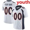 Maillot de football personnalisé pour hommes et femmes, John Elway Terrell Davis Russell Wilson Javonte Williams Samaje Perine Patrick Surtain II Rondale Moore