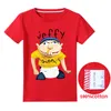 Ensembles de vêtements été Anime marionnette JEFFY jeunesse t-shirts enfants chemise filles enfants drôle t-shirts garçons à manches courtes t-shirts 216Y 230630