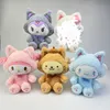 Kuromi Knuffel Cinnamoroll Melody Pop Anime Kawaii Pop Hanger Collectie kinderen Verjaardag Festival Gift LT0078