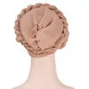 Twist Braids Turban 여성 이슬람 Hijab Hat 아프리카 나이지리아 Headtie Aso Oke Gele 이미 자동 헤드 스카프 보닛 Chemo Cap 제작