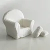Keepsakes Fashion Vintage Baby Souvenirs Solid Color borns Po Props Chair Window Sofa Infant Pography Furniture 230701
