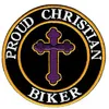 PROUD CHRISTIAN BIKER EMBROIDERED PATCH IRON SWE ON T-shit OR JACKET BAG HAT CAP ECT HIGH QUANLITY288w