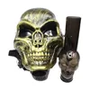 Cachimbo de água acrílico de terceira geração, máscara de guerreiro de esqueleto de gás com acrílico para fumar, silicone, acessórios para cachimbo de fumaça, bong de vidro, brinquedo masculino