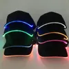 Bollmössor mode unisex hatt led lysande baseball hatt julfest toppade mössa sport mössor i sommar kvinnor män hat 230630