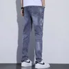 Jeans pour hommes designer 2023 Fashion Brand New Élastique Pieds Slim Fit Printemps / Été Mince À La Mode Jeunesse Pantalon Lâche UHPJ