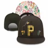 2024 20 stili più nuovi Pirateses- P lettera berretti da baseball classici da donna uomo Casquettes chapeus regolabili all'aperto cappelli di snapback unisex