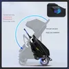 Wysokie szok krajobrazu Absorpcja wózka dziecięcego Przenośna podróżowanie wózki złożone i położyć się w obu kierunkach powóz dla niemowląt L230625
