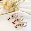 Fashion Owl Crab Brooch Pin Designer Lobster Scorpion Sea Horse Frog Suits Shirt Collar Clips Sweater Scarf Pins Clothing Accessories Gifts for Men Women