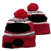 Cincinnati''reds''bobble hattar baseball boll kepsar 2023-24 modedesigner hink vår hatt chunky stick faux pom beanie julhatt