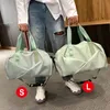 屋外バッグ女性スポーツジムバッグ旅行乾燥した濡れた多機能スイミングショルダーメッセンジャーパックウィークエンドフィットネストレーニングハンドバッグ230630