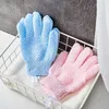 2024 2 PCS Bath Gloves Peeling Exfoliating Gloves Mitt Shower Scrub Gloves Massage For Body Scrub Sponge Wash Skin Moisturizing SPA