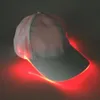 Bollmössor mode unisex hatt led lysande baseball hatt julfest toppade mössa sport mössor i sommar kvinnor män hat 230630