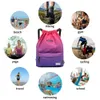 Buitenzakken Tas Zomer Waterdichte sportschool Sport Travel String Backpack voor training Swimming Fitness Softback 230630