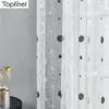 Vorhänge Topfinel Geometrische Vogel Nest schiere Vorhang für Wohnzimmer bloß Voile für Fenster Schlafzimmer Tüll Drape Küche Weiße Cortinas