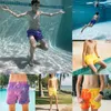 Swimwear heren korte magie zwempak man mannen veranderen kleur strand shorts zwembroek snel droog badcasual pant 230630 s