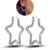 Ny 925 Sterling Silver Needle Ear Studs örhängen för kvinnor älskar stjärna modestil designer fest gåva hög kvalitet smycken diy fit pandoras gyllene örhänge med låda