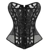 Corsetti a rete sexy e bustie Rete elastica Scava fuori Fiori Design Busk Chiusura Bustier Corsetto Body Shapewear corsetto cincher 812299W