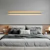 Wandlampen Bestseller lange Wand Nachttischlampe Lichtleiste einfache Persönlichkeit Hauptschlafzimmer Linie TV Sofa Hintergrund decorativHKD230701