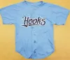 Mens Corpus Christi Hooks Baseball Jersey Blue Ghosts Personalizado Qualquer nome e número