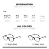 Sonnenbrille YOOSKE Blaues Licht Blockieren Lesebrille Männer Frauen Ultraleicht TR90 Legierung Optische Rahmen Brillen Platz Brillen 230630