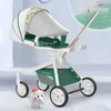 Baby Stroller Foldable Travel Carriage Cart Lightweight Stroller Children Four-Wheel Cart Portable carriers and strollers L230625