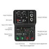 Mélangeur Q12, Interface Audio, carte son Usb, Mini mélangeur Portable à 2 voies, sans lecteur, pour chant en Studio, enregistrement sur ordinateur