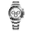 Ceramic Men Bezel Watch Watches Panda Dayton Orologio Di Lusso Automatisk mekanisk kronografrörelse med vattentät designer rostfria es