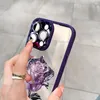 Fairy Rose Gesimuleerde Droom Bling Diamant Camera Lens Glas Bescherming Cases Geen Vergeling Anti Fall Shockproof Cover Voor iPhone 14 13 12 11 Pro Max