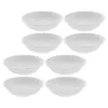 Dinnerware Sets 10 Pcs Seasoning Dish Small Bowls Dipping Dishes White Plates Pickles Soy Sauce Melamine Olive Oil Plastic