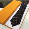 Men Necktie Design Mens Ties Fashion Neck Tie 2 Style Letter Embroidery Luxurys Designers Business Cravate Neckwear Corbata Cravattino 220322xs