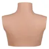 Breast Form KOOMIHO 2TH GEN Fake Silicone Breast Forms Half Body Huge Boobs B/C/D/E/G Cup Transgender Drag Queen Shemale Crossdress for Men 230630
