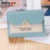 Mini portafoglio in vera pelle di marca di lusso per le donne 2023 New Female Short Korean Fashion Studente pieghevole di personalità Cute Zero Lady Wallets all'ingrosso