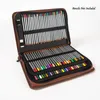 Taschen Dainayw 160 PU Bleistifte Hülle Leder mit großer Kapazität tragbarer Bleistiftbeutel für farbige Stifte Gel Stiftkoffer Kunstbedarf