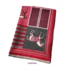 H home Boutique écharpe en peluche en vente Automne et hiver Édition coréenne Écharpe longue et épaisse de luxe léger Châle de cheval carré en imitation cachemire simple et chaud pour femmes