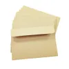 Envelopes 100 sztuk/partia Vintage puste koperty papiernicze DIY wielofunkcyjne koperty prezent hurtowych