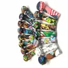 3.5" cartoon camouflage Patterned Printing Hand Pipes with metal bowl Tobacco Cigarette Spoon Pipes Tools Accessories Hookahs Bong Oil Rig