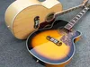 Klipp 43 Solid Spruce Top J200V: er Akustisk gitarr Sunburst J200 Plate Giant Body Electric Free Frakt