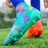 Elbise Ayakkabı Yüksek Kaliteli Futbol TFFG Erkek Futbol Spor Ayakkabı Erkekler için Çivili Çizme Hakiki Futsal Profesyonel Alan Sneaker Cleats 230630