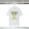 Casablanc T Shirt Summer Fashion Mens Projektanci damski