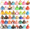 10 Pcs/set Baby Bath Toys for Kids Cute Animals Swimming Water Toys Soft Rubber Float Squeeze Ducks Kids Wash Play Funny Gift L230518