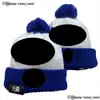 New York'Knicks''Bobble Hats Baseball Caps 2023-24 Projektant mody Bucket Hat Chunky Knit Faux PO Beanie Świąteczna wiosna i letnie czapki