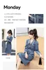 Denim Günlük Elbiseler Kadın 2023 Sonbahar Yeni Bel Sarılmış Retro Orta uzunlukta Tasarım Duygu Popüler Etekler
