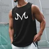 Men's Tank Tops Mens Fashion Top Gym Fitness Workout Casual Sleeveless Shirt Summer Male Vest Singlet Anime Z T Clothing 230630