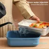 Dinnerware Sets 1 Set Lunch Container Water-filled Insulation Dining Out Work School Picnic Bento Box
