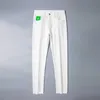 Men's Jeans designer 2023 Spring New Product Feet Slim Fit Cotton Fashion Brand European Old Foye Long Pants OUX8