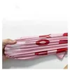 封筒50pcs/lot不透明PEプラスチックエクスプレスエンベロープ収納バッグピンクバッグ赤い色の郵送バッグ