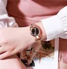 2023 Popular Diamond Inlaid Women's Watch Women's Bracelet Fashion Watch Simple Waterproof Quartz Women's Watch