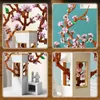 Blocks Creative Anime Ideas Romantic Flowers Bouquet Building Blocks Home Decoration Sakura Bonsai Toys For Girls Gifts R230701